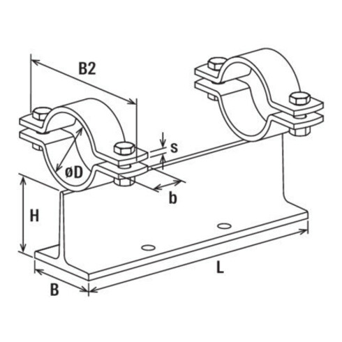 fischer Rohrschuh FMPS100 1/2-150