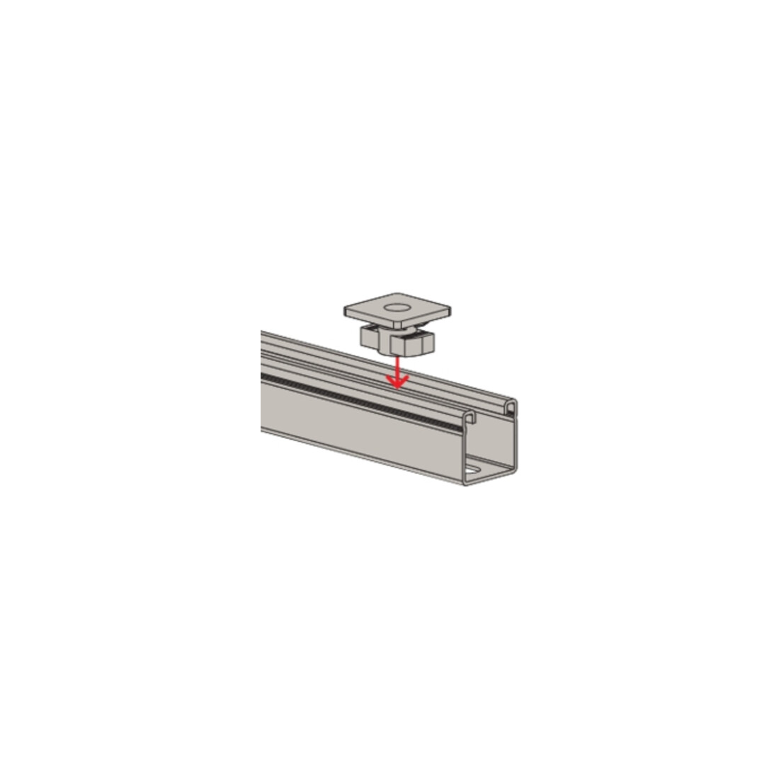 fischer Schiebemutter FCN Clix M M10