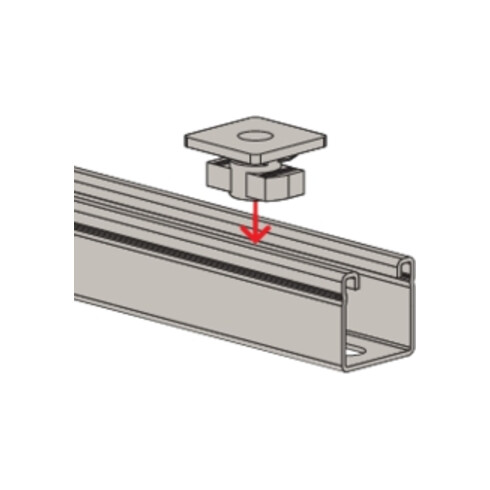 fischer Schiebemutter FCN Clix M M10
