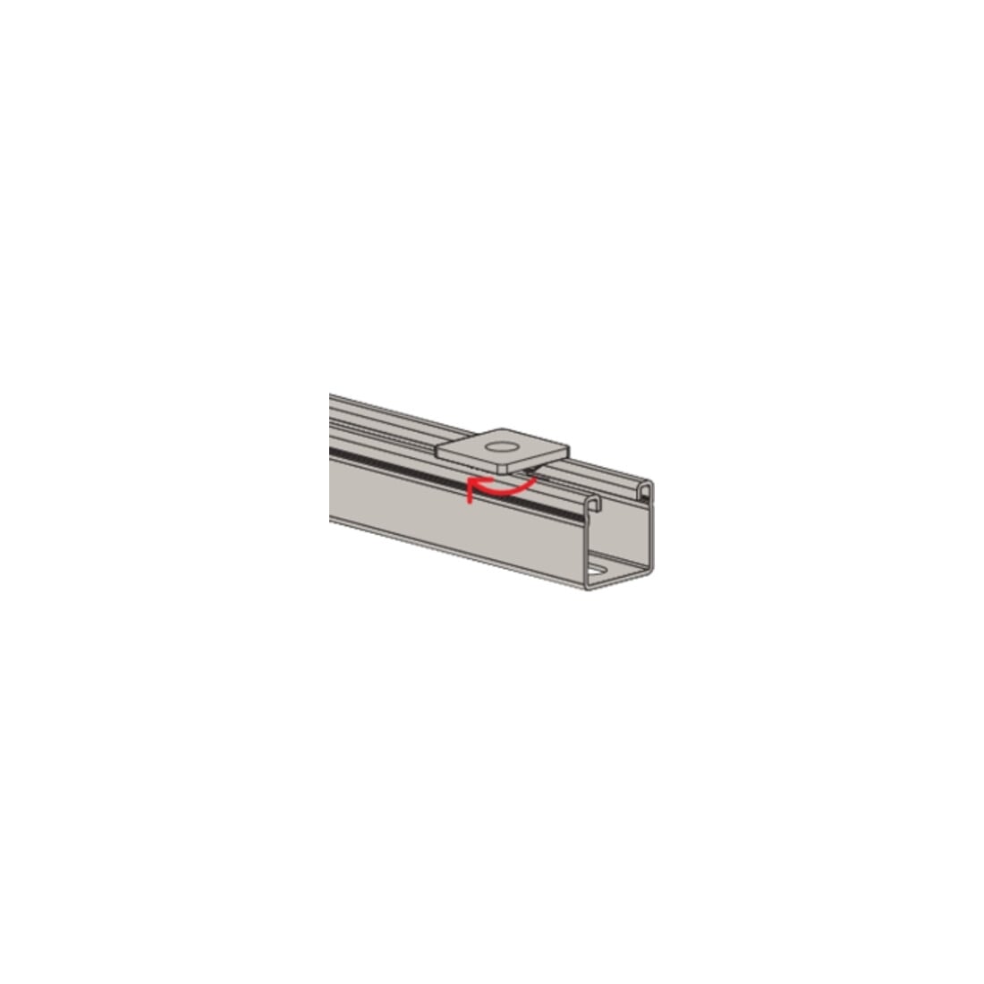 fischer Schiebemutter FCN Clix M M8 A4