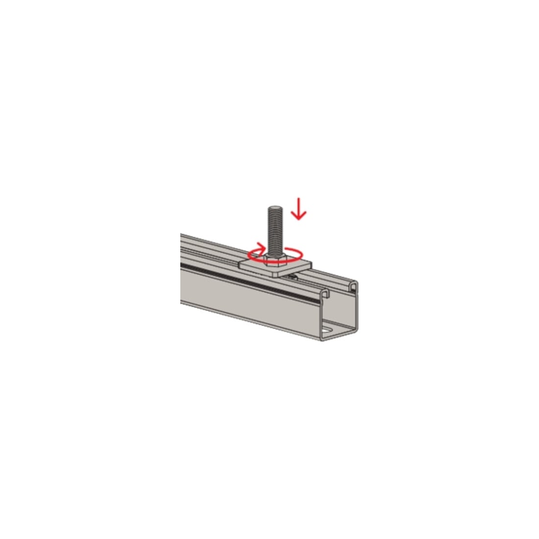 fischer Schiebemutter FCN Clix M M8 A4