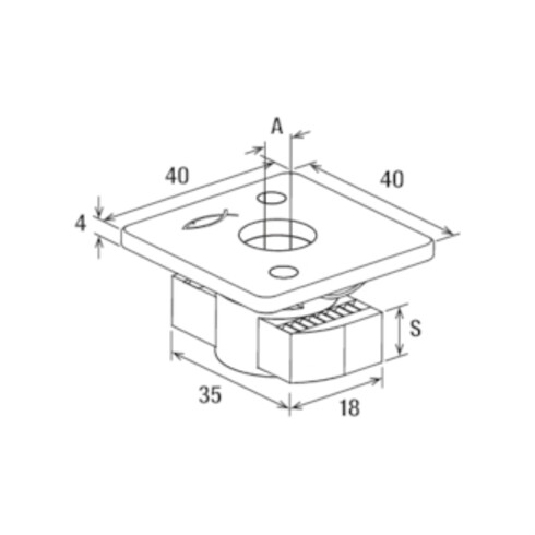 fischer Schiebemutter FCN Clix M12 A4