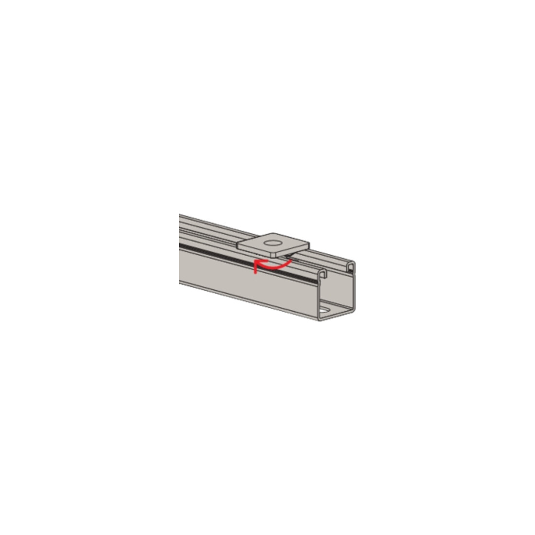 fischer Schiebemutter FCN Clix M12 A4