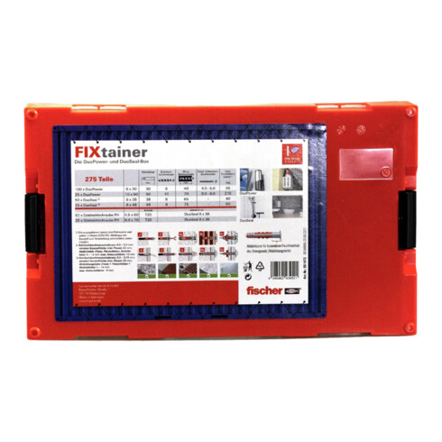 fischer Schraubenset FIXtainer DuoPower/DuoSeal +S 561472