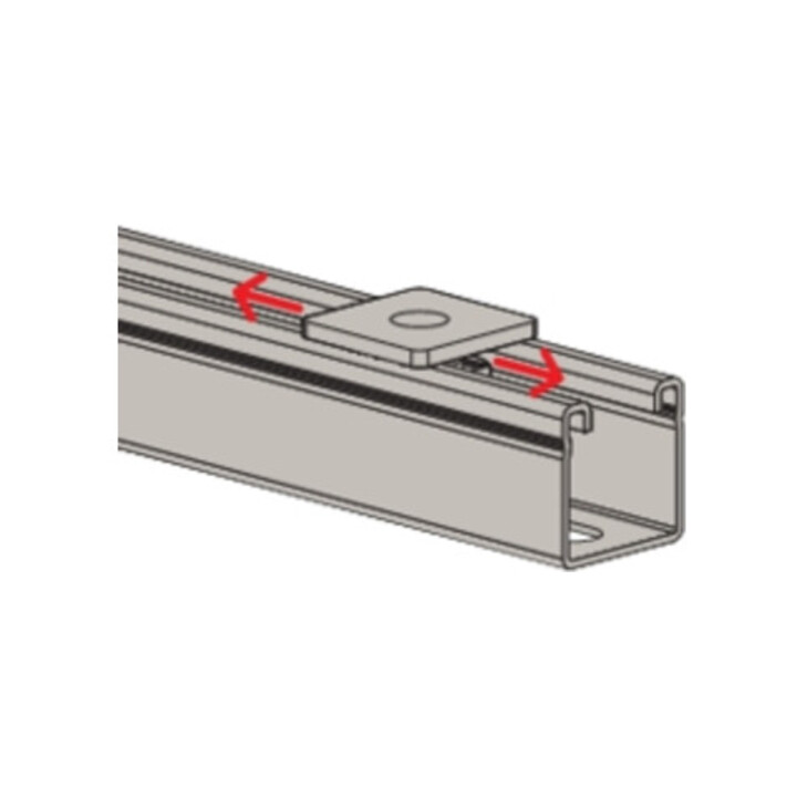 fischer schuifmoer met metalen plaat FCN Clix M 6