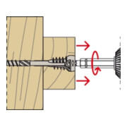 fischer Setzwerkzeug + Bit Justierschraube FAFS-2