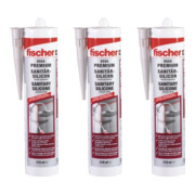 fischer Silicone sanitaire DSSA 310 gris sanitaire (3)