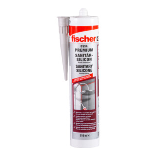 fischer Silicone sanitaire gris argent DSSA SG