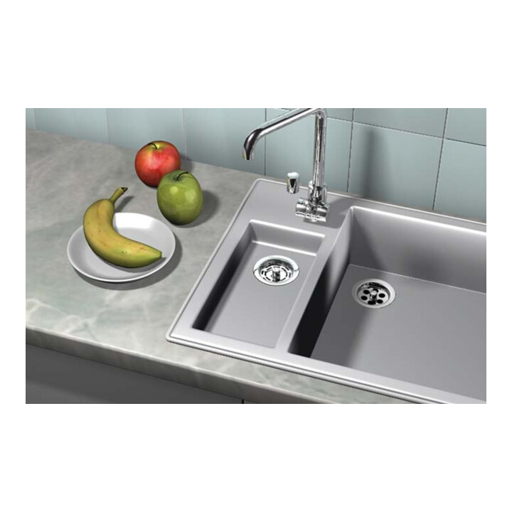 fischer Silicone sanitaire gris argent DSSA SG