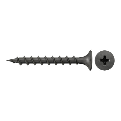Fischer Snelbouwschroef-TPR, diameter 3.9mm, grove draad, trompetkop, PH