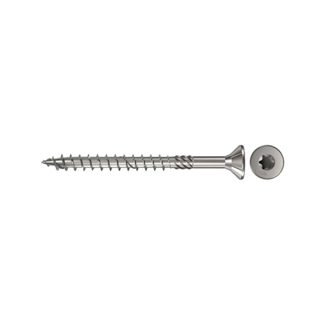 fischer Spaanplaatschroef Power-Fast 4 x 35 Verzonken kop A4 deeldraad TX opname