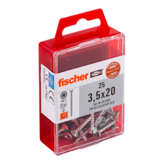 fischer Power-Fast 3,5x20 verzonken kop. A2 VG PZ