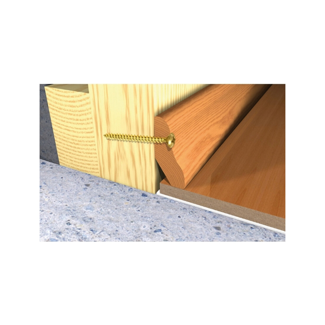 fischer Spaanplaatschroef PowerFast 4 x 50 lenskop A2 voldraad PZ opname
