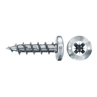 fischer Spaanplaatschroef Power-Fast II, bolkop met volledige schroefdraad en binnenster TX