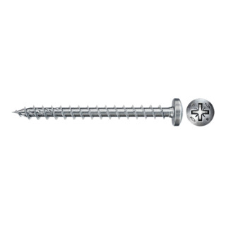 fischer Spaanplaatschroef Power-Fast II, bolkop met volledige schroefdraad en kruisgleuf