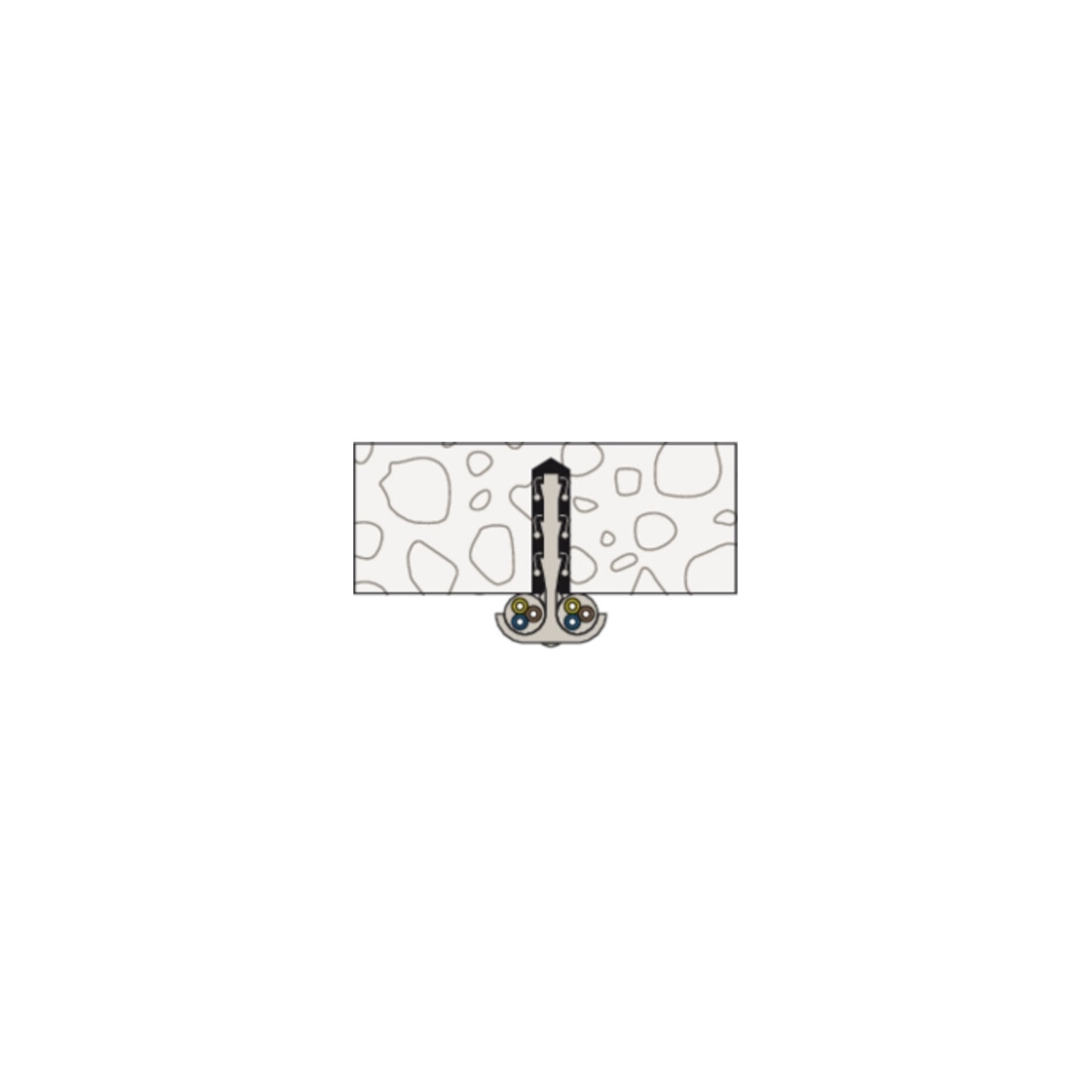 Attache câbles fischer ClipFix plus SF plus LS