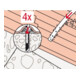 fischer Stockschraube Holz STSR M12x350 A2-4