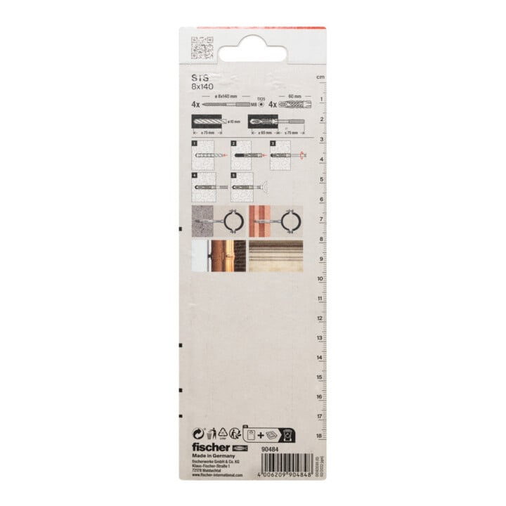 fischer Stockschraube STS 8 x 140 + UX K SB-SaMo