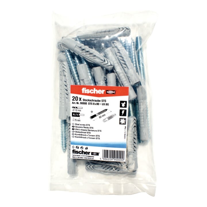 fischer Stokschroef STS 8 x 80 + UX BG SB
