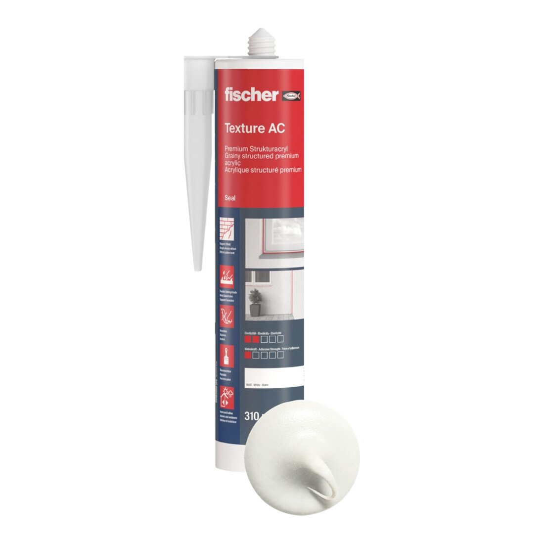 fischer Structural Acrylic Premium DSA 310 ml blanc