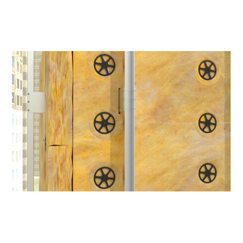 Fixation pour isolants fischer DHK