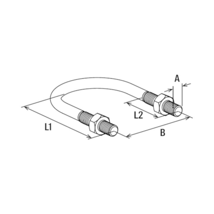 fischer support en acier rond ETR 8-13