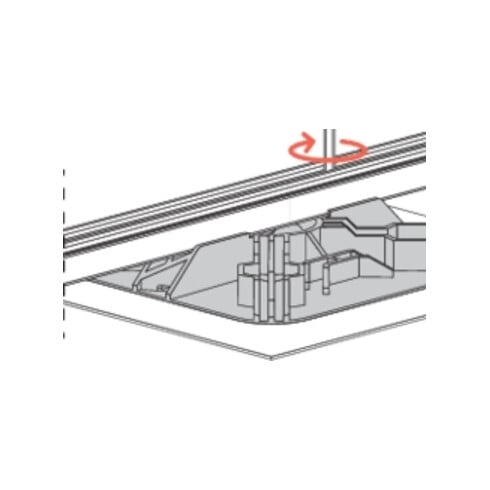 fischer Support toit plat articulé FFRBH