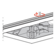 fischer Support toit plat standard FFRB-2