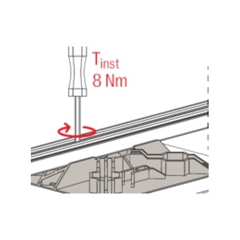 fischer Support toit plat standard FFRB