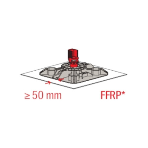fischer Support toit plat standard FFRB