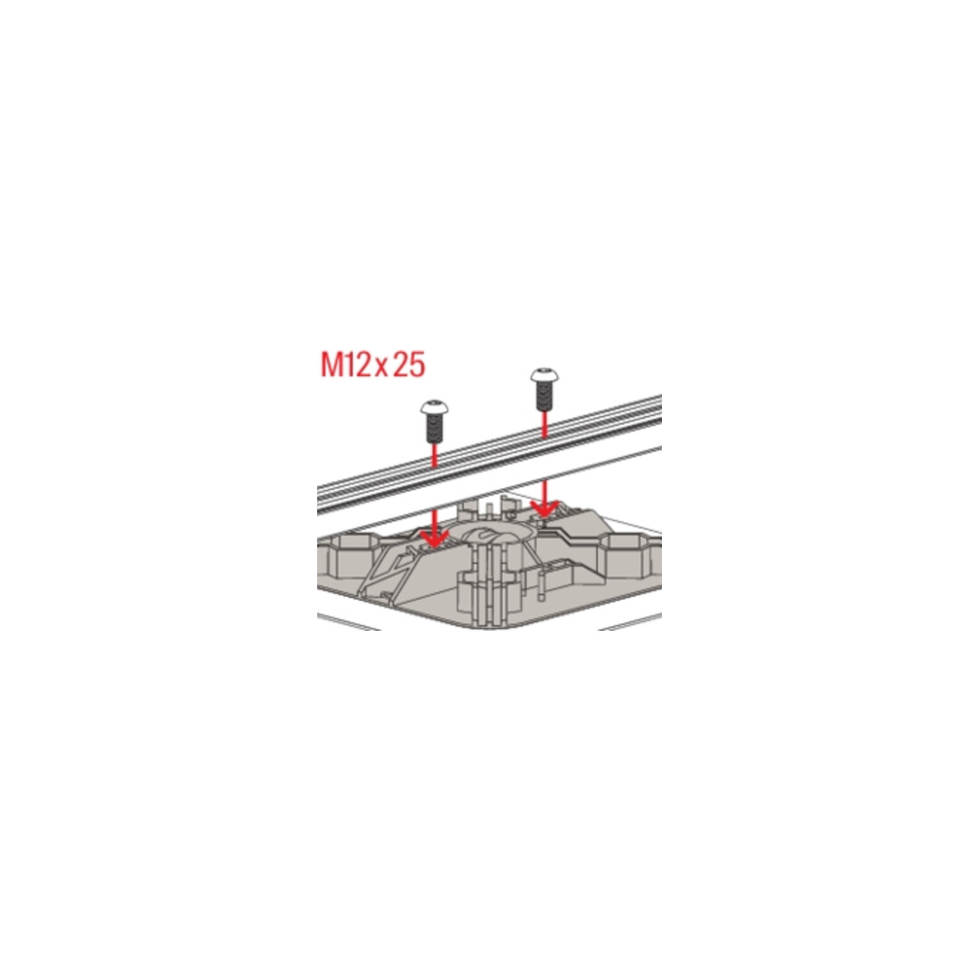 fischer Support toit plat standard FFRB