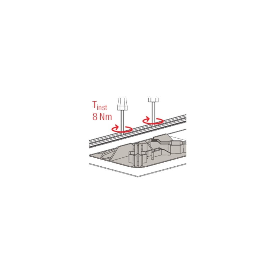 fischer Support toit plat standard FFRB