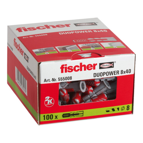 Fischer  SX plug DUOPOWER 8x40