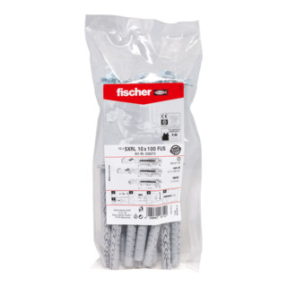 fischer Langschaftdübel SXRL FUS mit Sechskantschraube im Beutel 10 mm