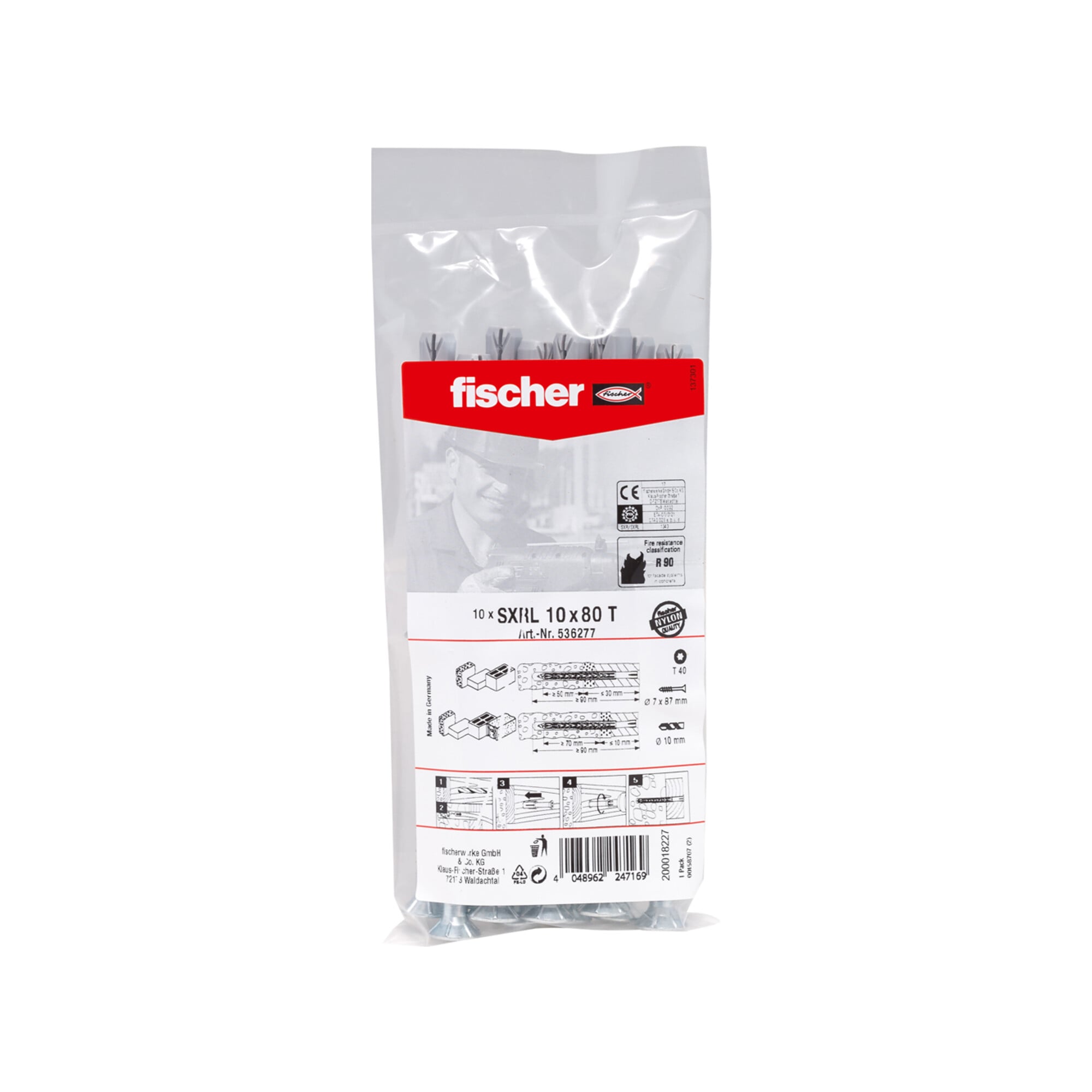 fischer SXRL 10x80 T B NV