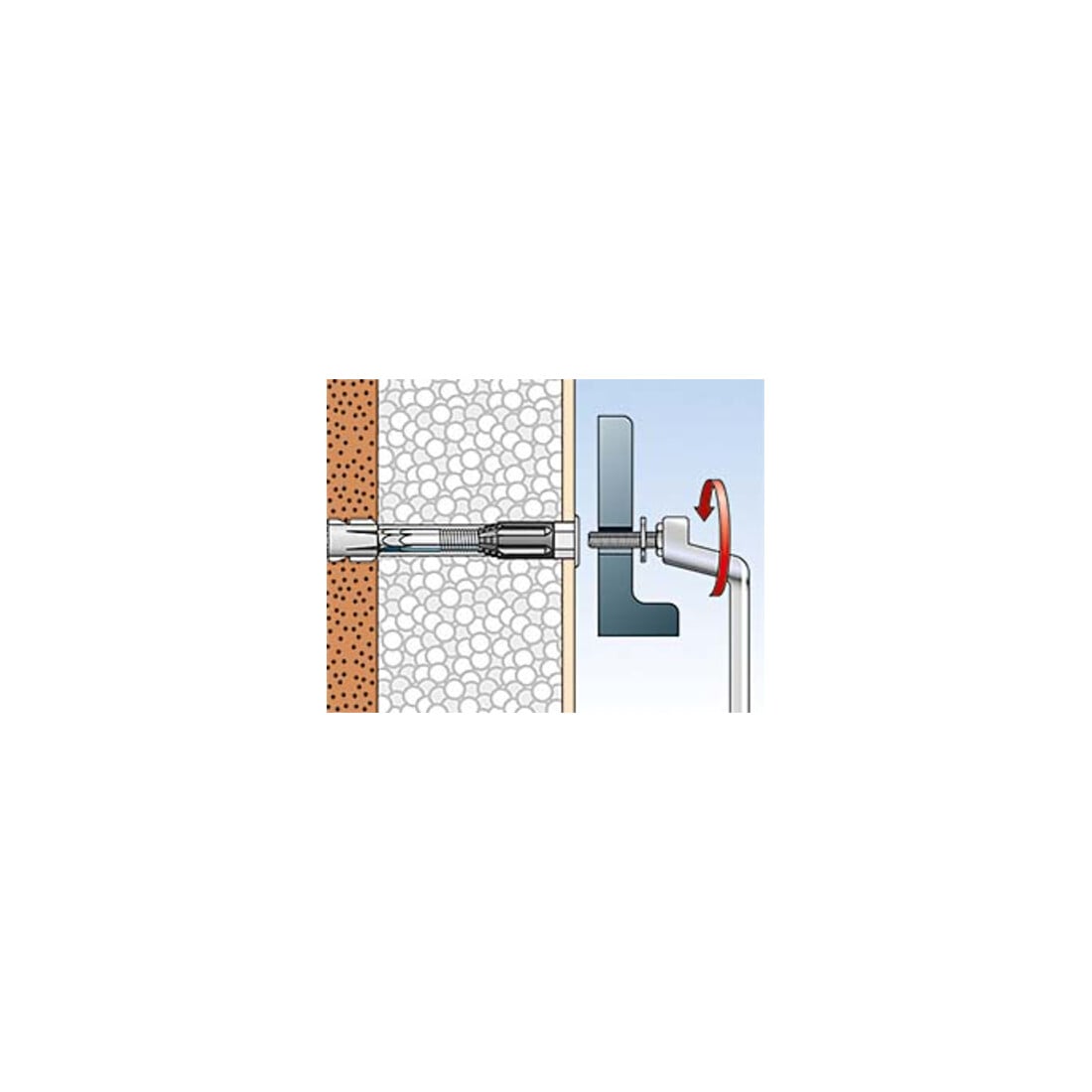fischer Système d'ancrage Thermax 8/80 M6