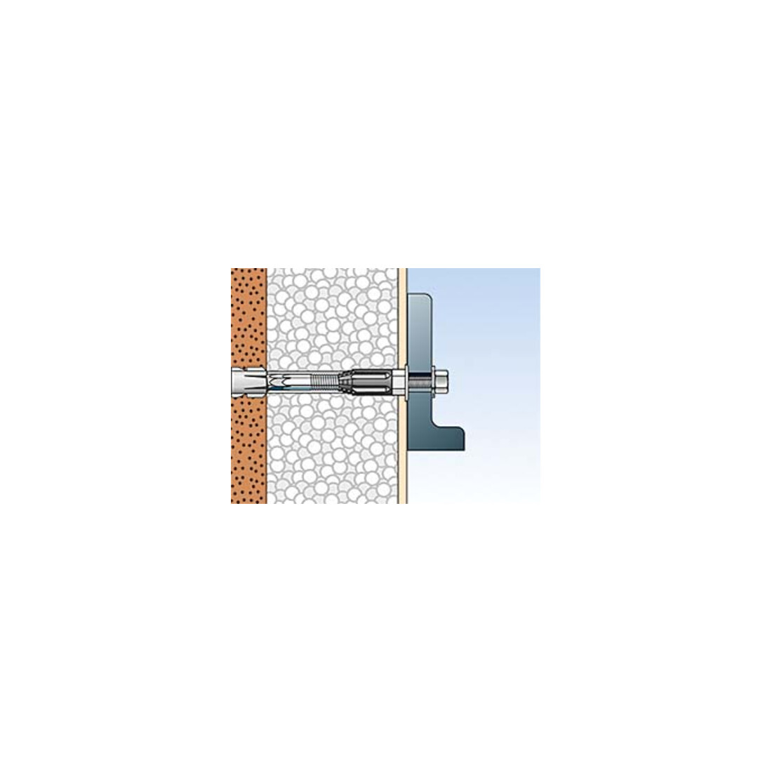 fischer Système d'ancrage Thermax 8/80 M6