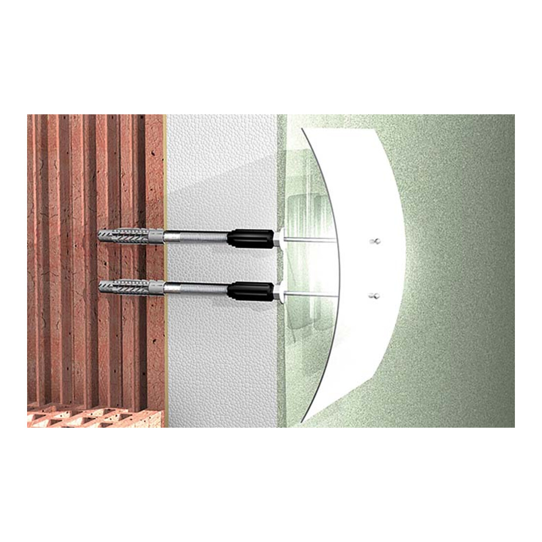 fischer Système de fixation Thermax 8/140 M6
