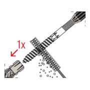fischer Système de montage décalé TherMax 8/160 M6-5