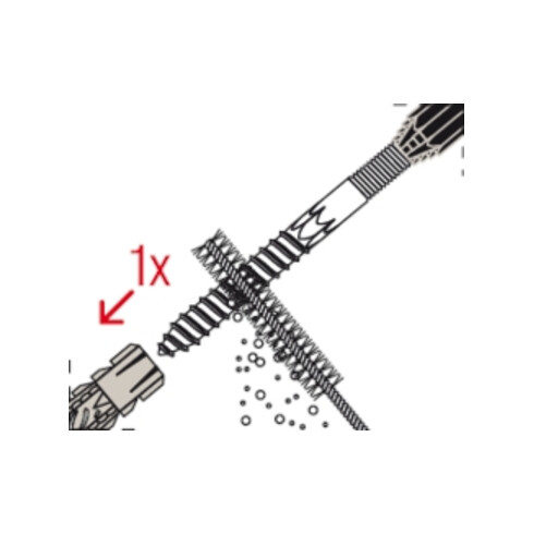 fischer Système de montage d'espacement TherMax 10/140 M10