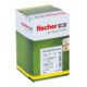 Cheville à frapper fischer N vert S avec vis en acier électrozingué-2