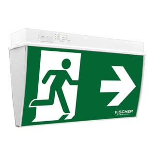 FiSCHER Technologie d'accumulateur LED Signalisation de secours EB 3/8h UHU383AT2.V4