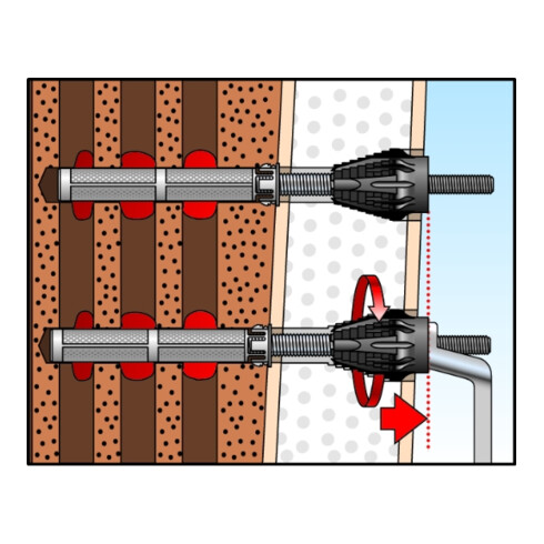 fischer TherMax Douille de réduction fileté M12/M10 A4