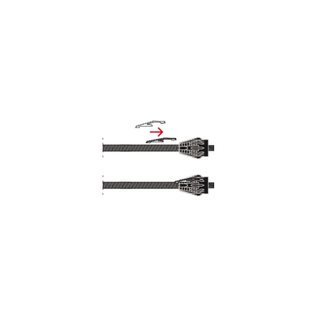 fischer TherMax goujon de réduction fileté M12/M8 R