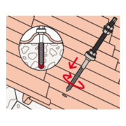 fischer Tige filetée bois STSR M12x350 A2-5