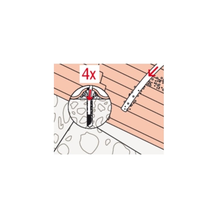 fischer Tige filetée bois STSR M12x350 A2