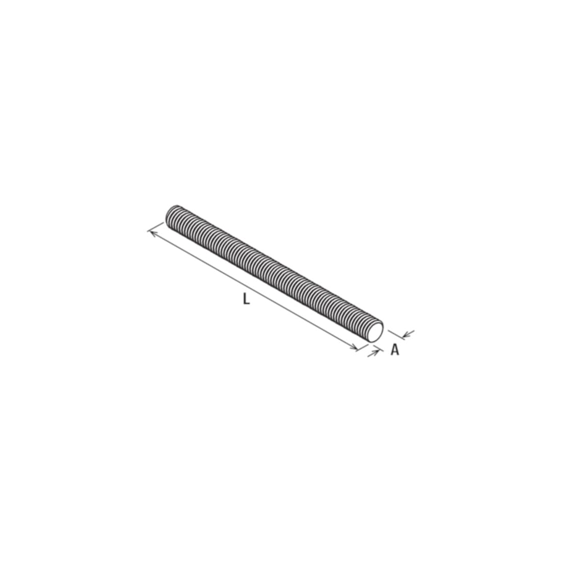 fischer Tige filetée G 8 A2