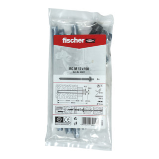fischer Tige filetée RG M 12 x 160 B