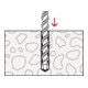 fischer Türstopper TS 8 W weiß