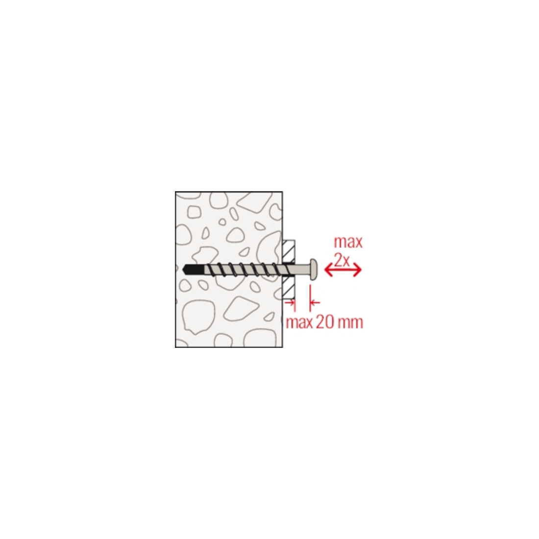 fischer UltraCut FBS II 6x55 M6 I